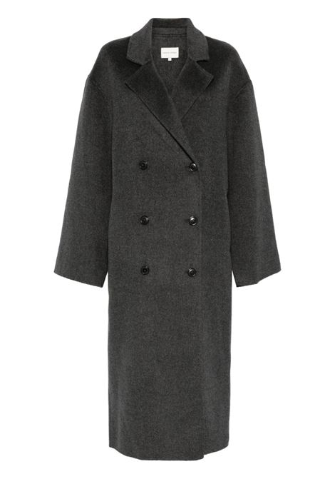 Anthracite grey wool Borneo coat Loulou Studio - women